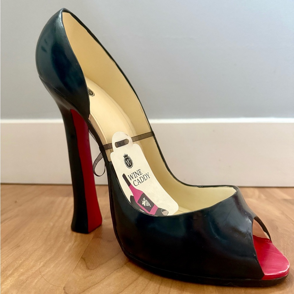 NWT Christian Louboutin High Heel Wine Caddy: Wild Eye Designs